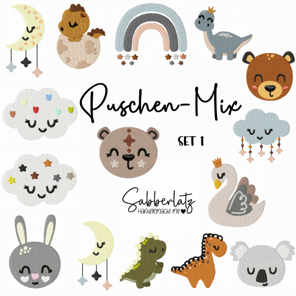 Preview: Puschen-Mix Set 1